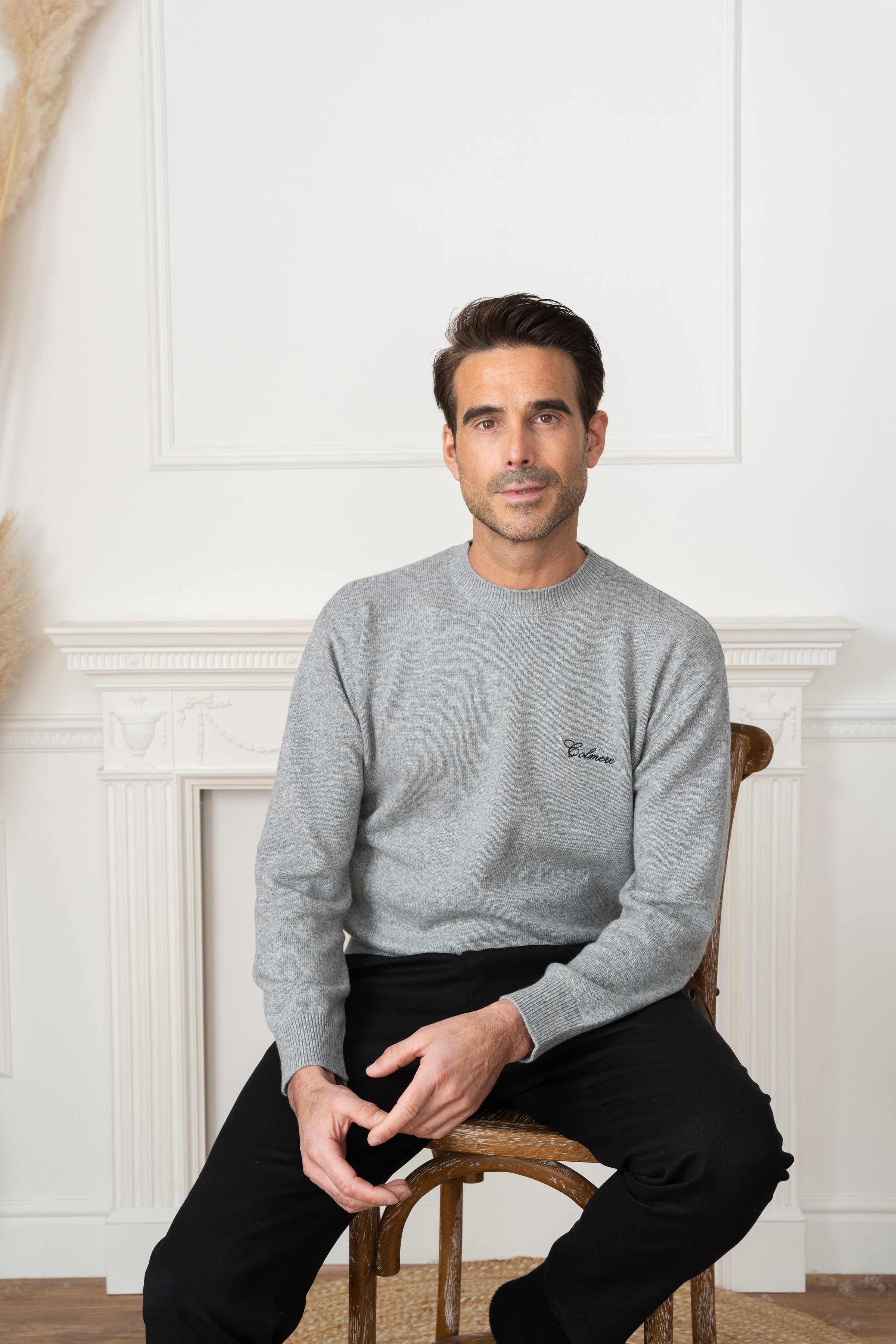 Devonshire Cashmere Jumper - Grey
