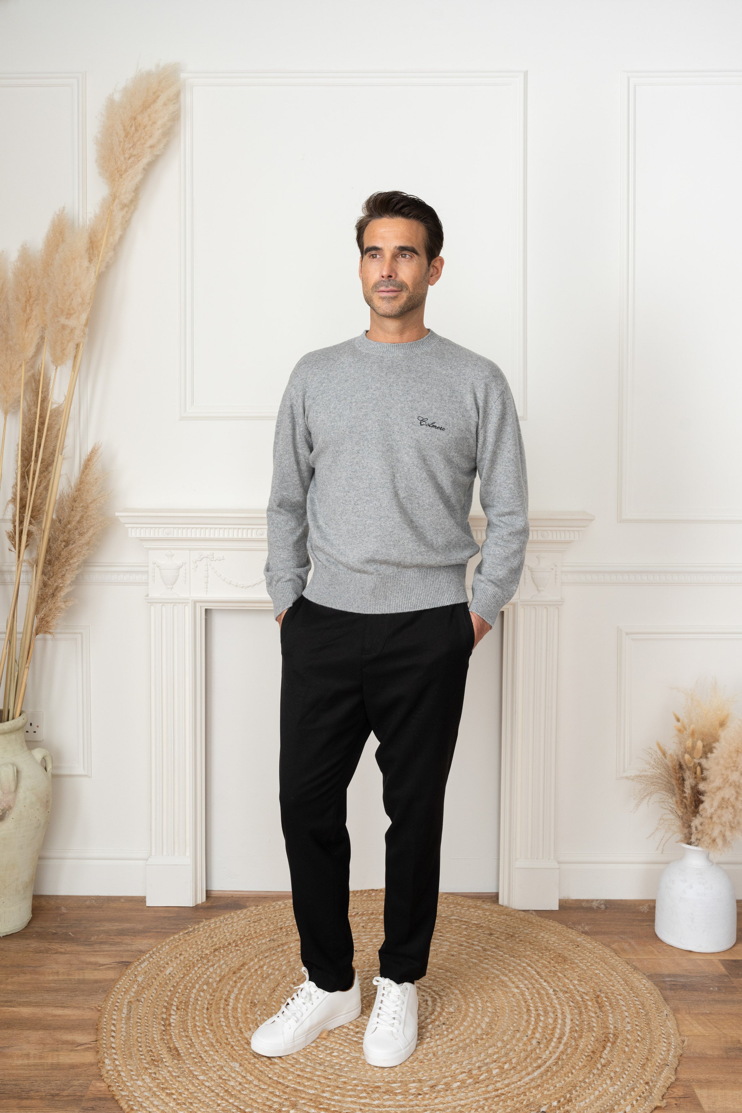 Devonshire Cashmere Jumper - Grey
