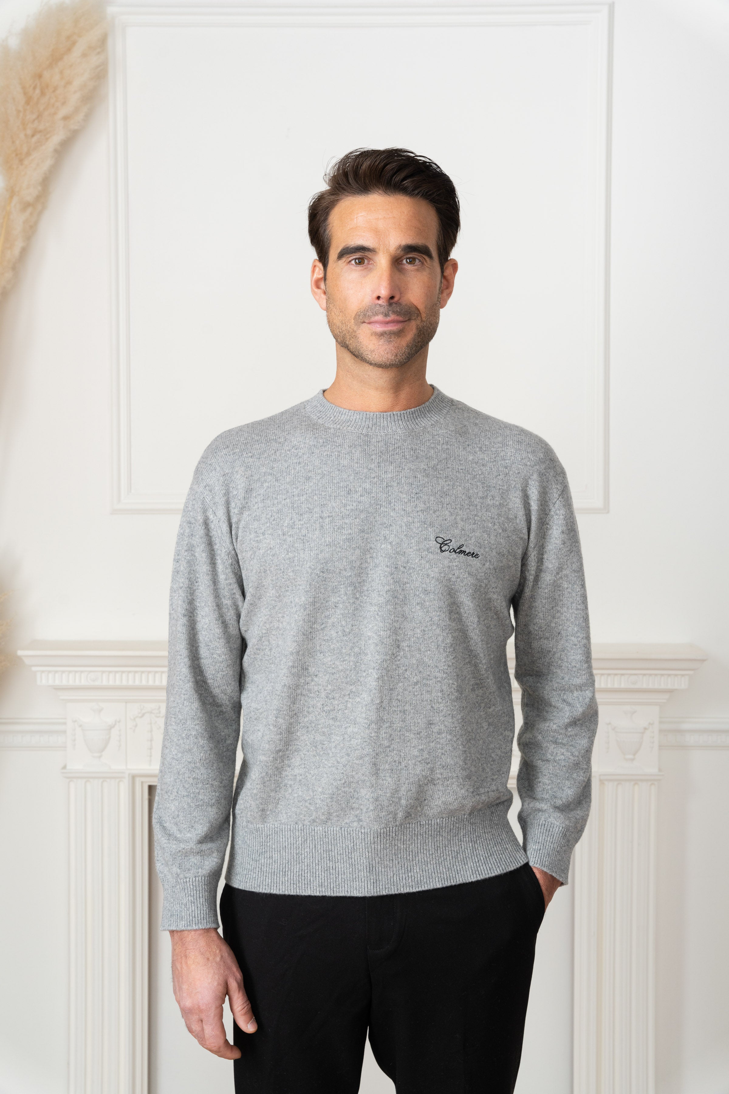 Devonshire Cashmere Jumper - Grey