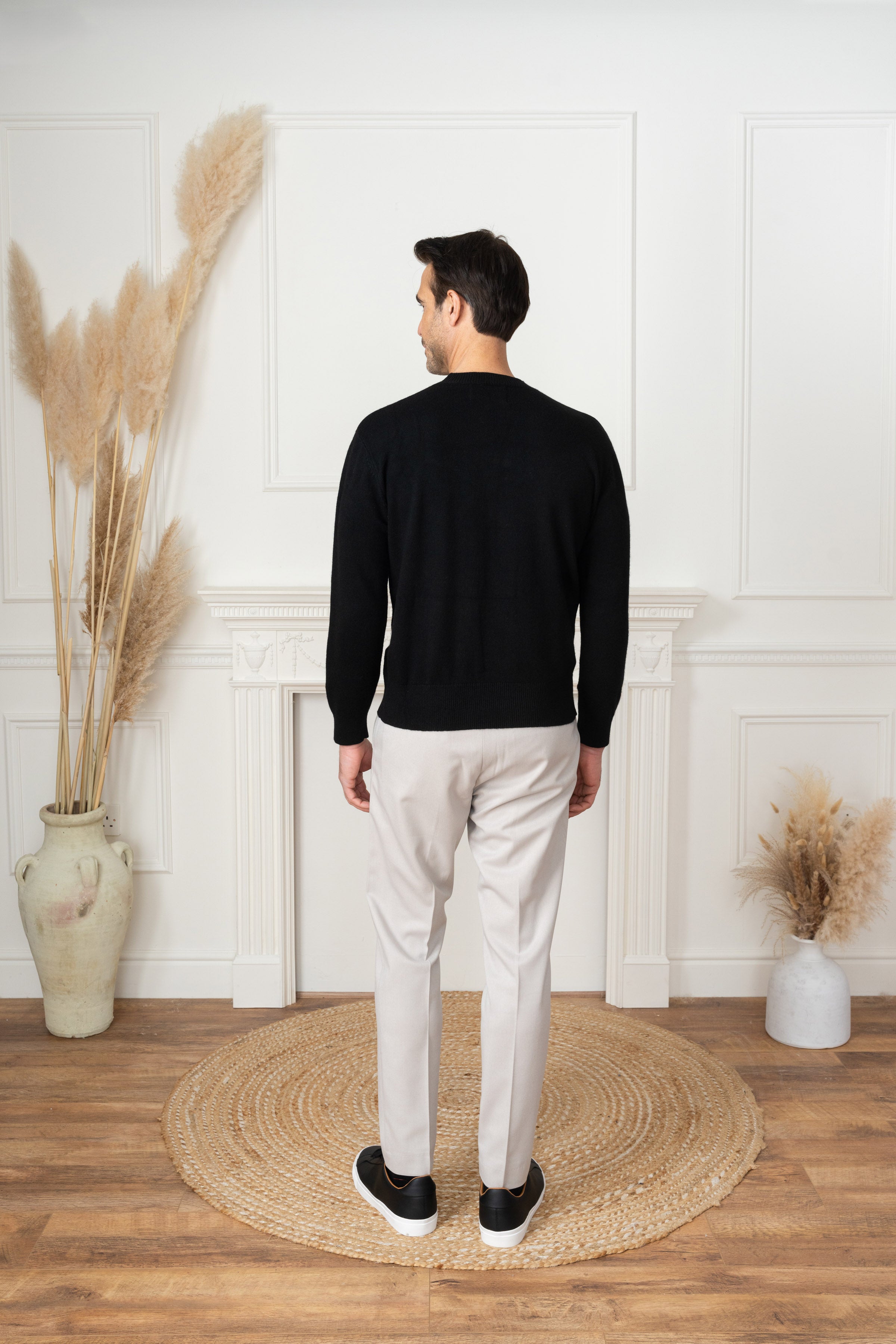 Portland Cashmere Jumper - Black