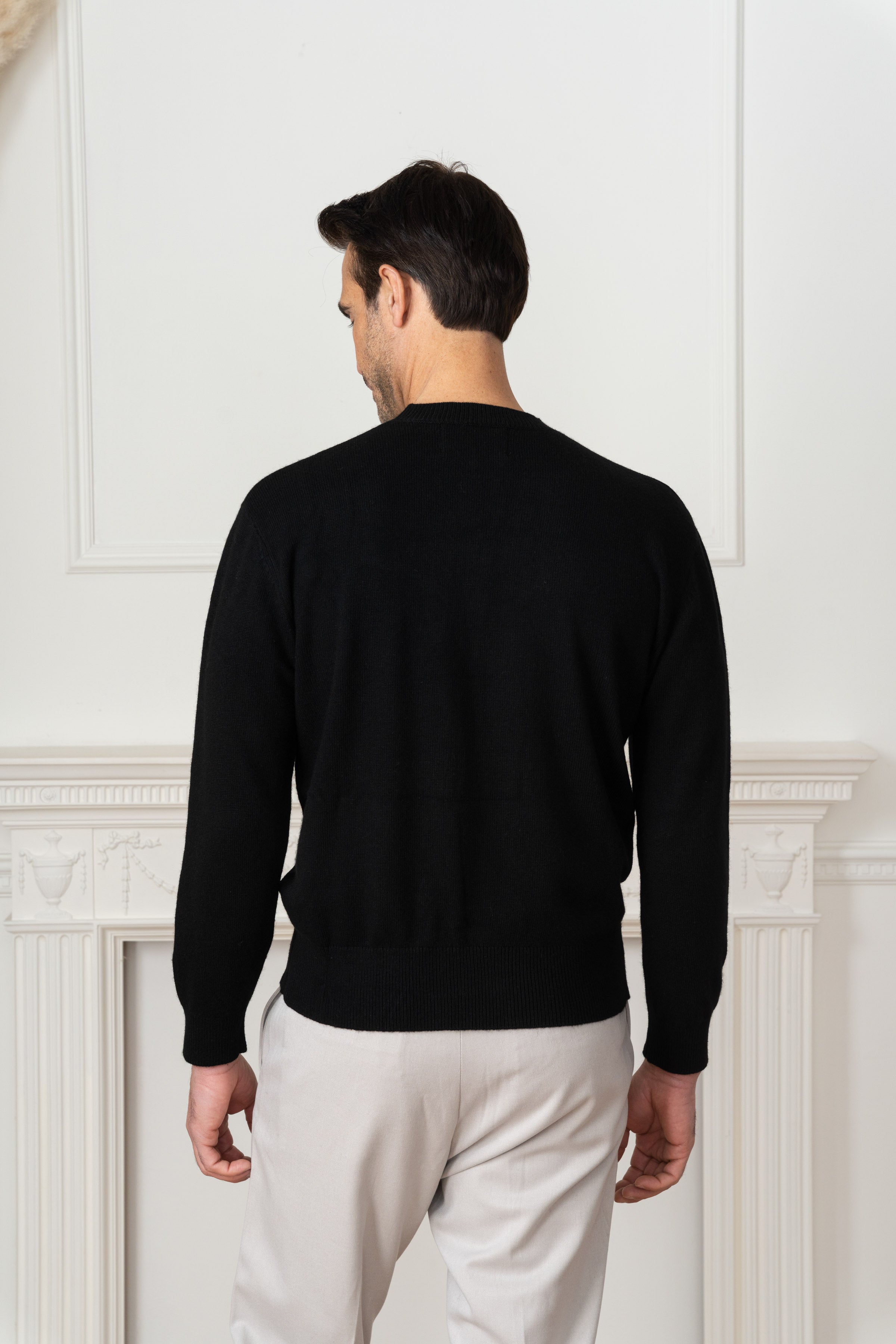 Portland Cashmere Jumper - Black
