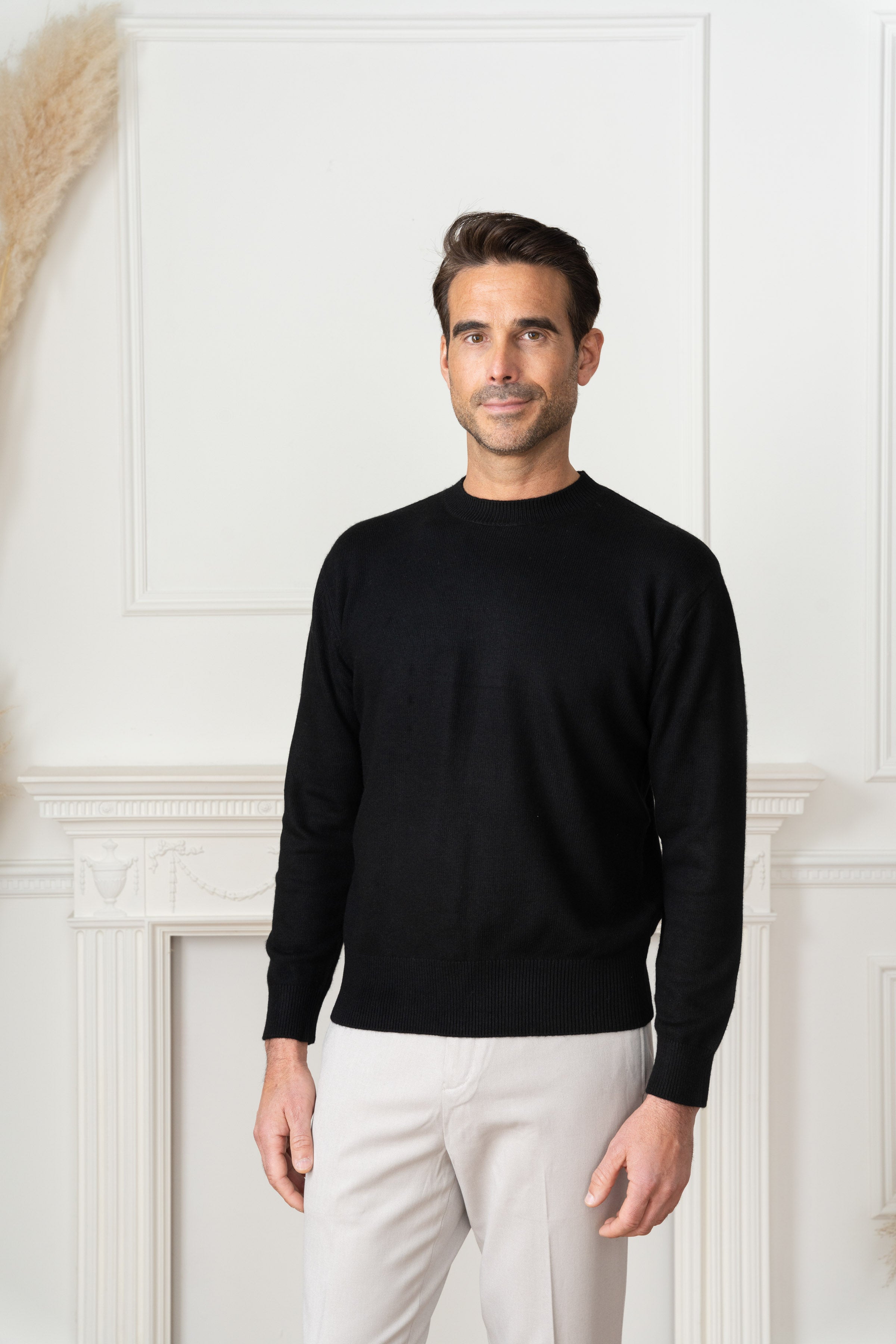 Portland Cashmere Jumper - Black