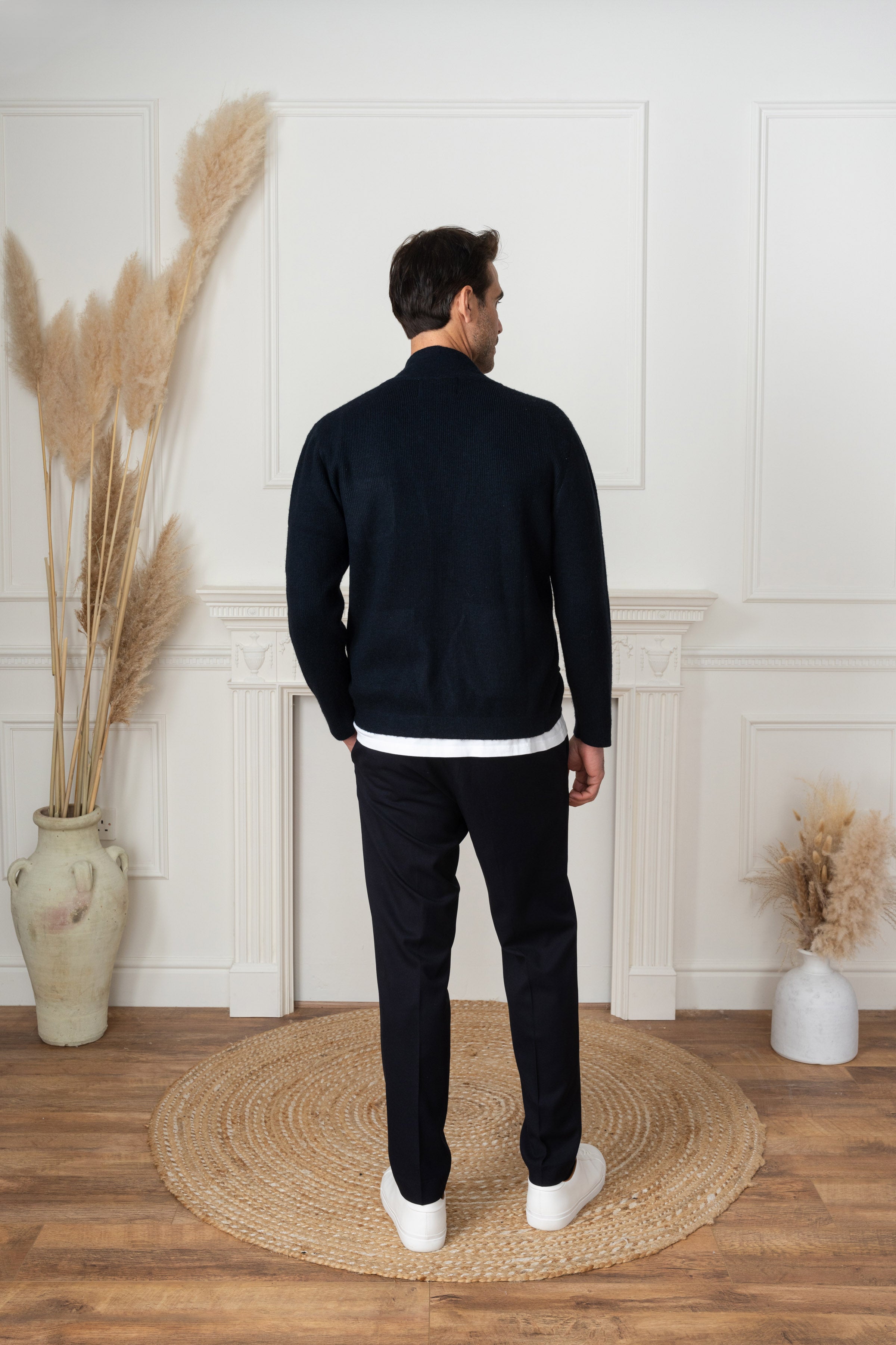 Ledbury Cashmere Jacket - Navy