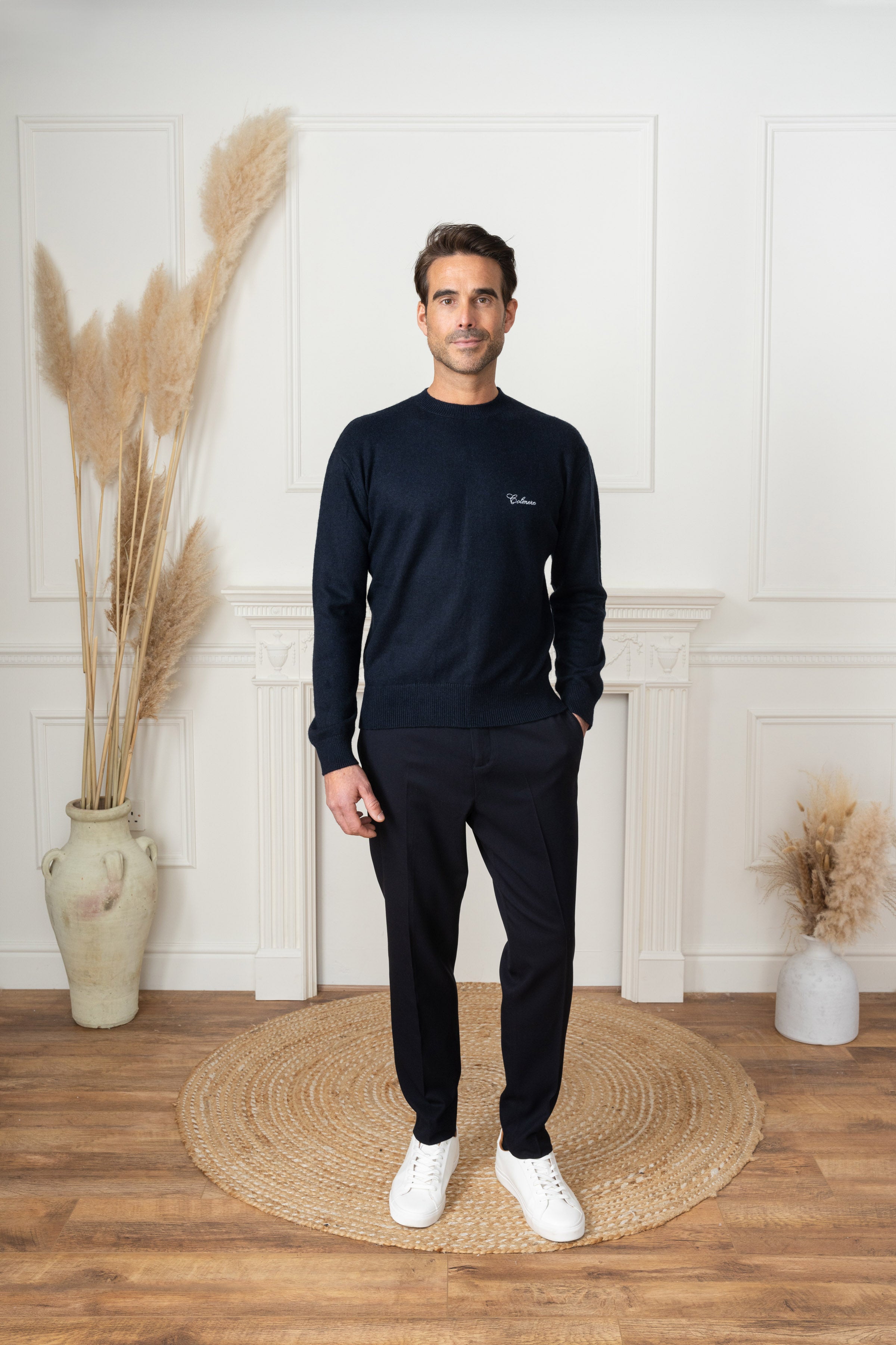 Devonshire Cashmere Jumper - Navy