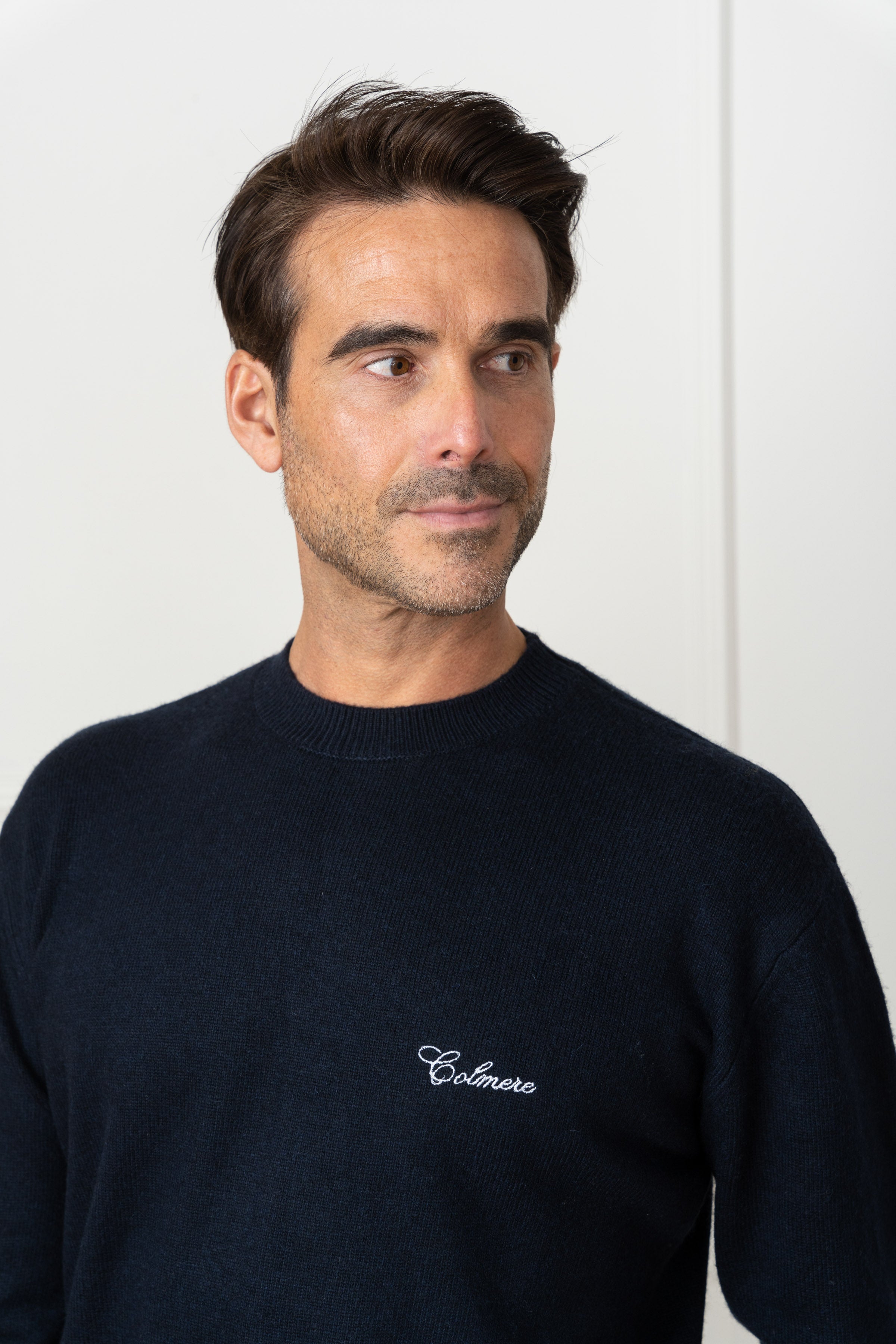 Devonshire Cashmere Jumper - Navy