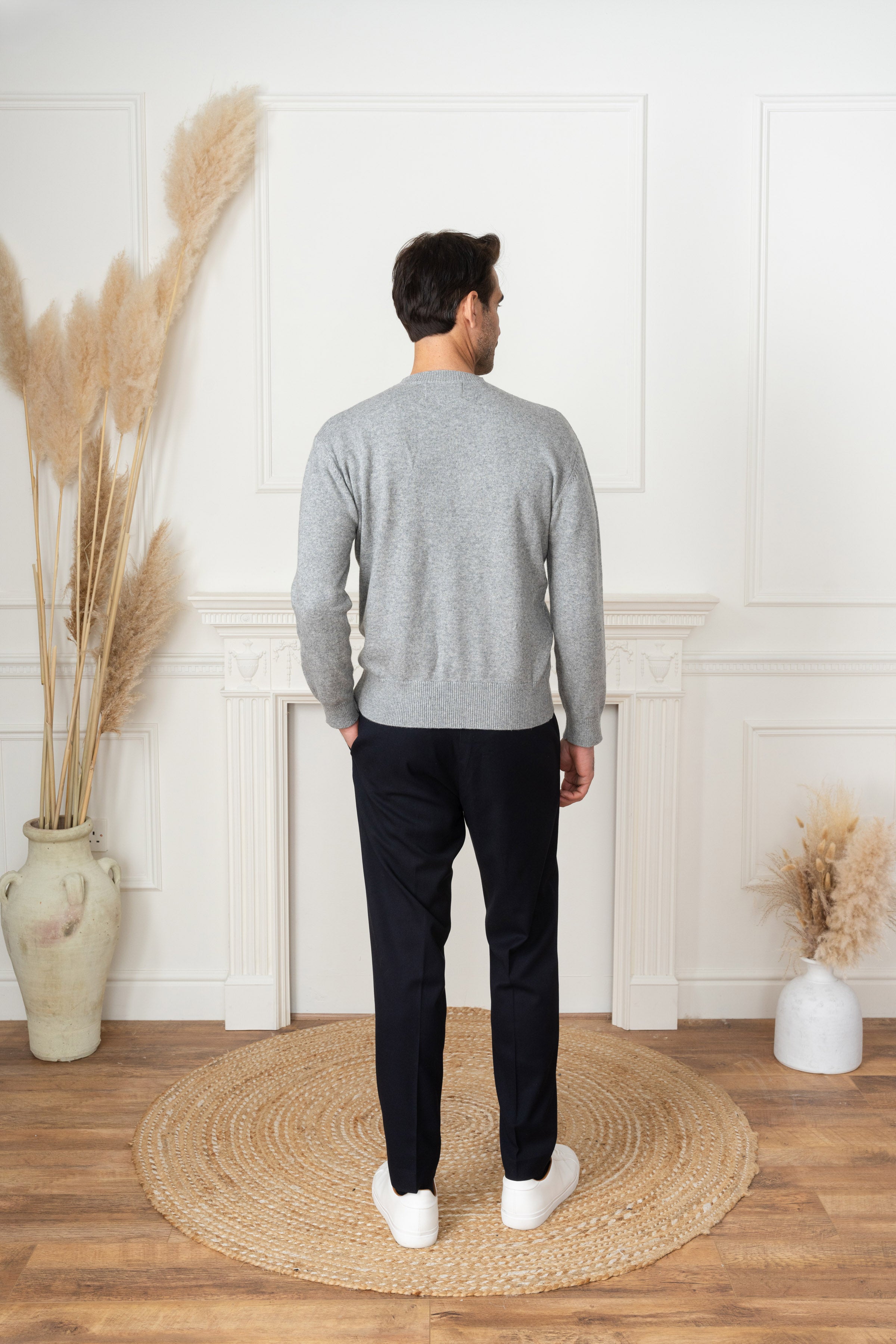 Devonshire Cashmere Jumper - Grey