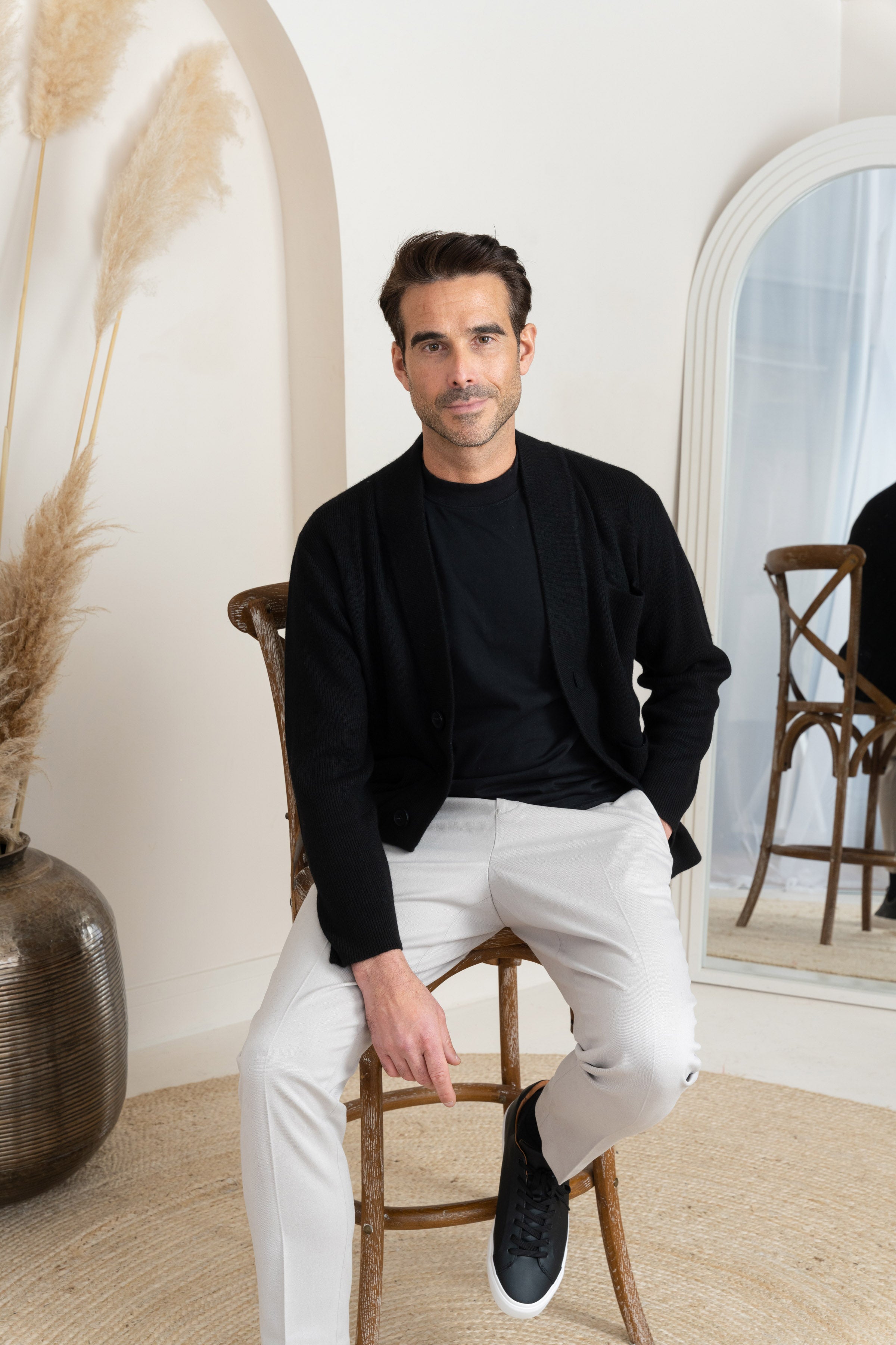 Ledbury Cashmere Jacket - Black