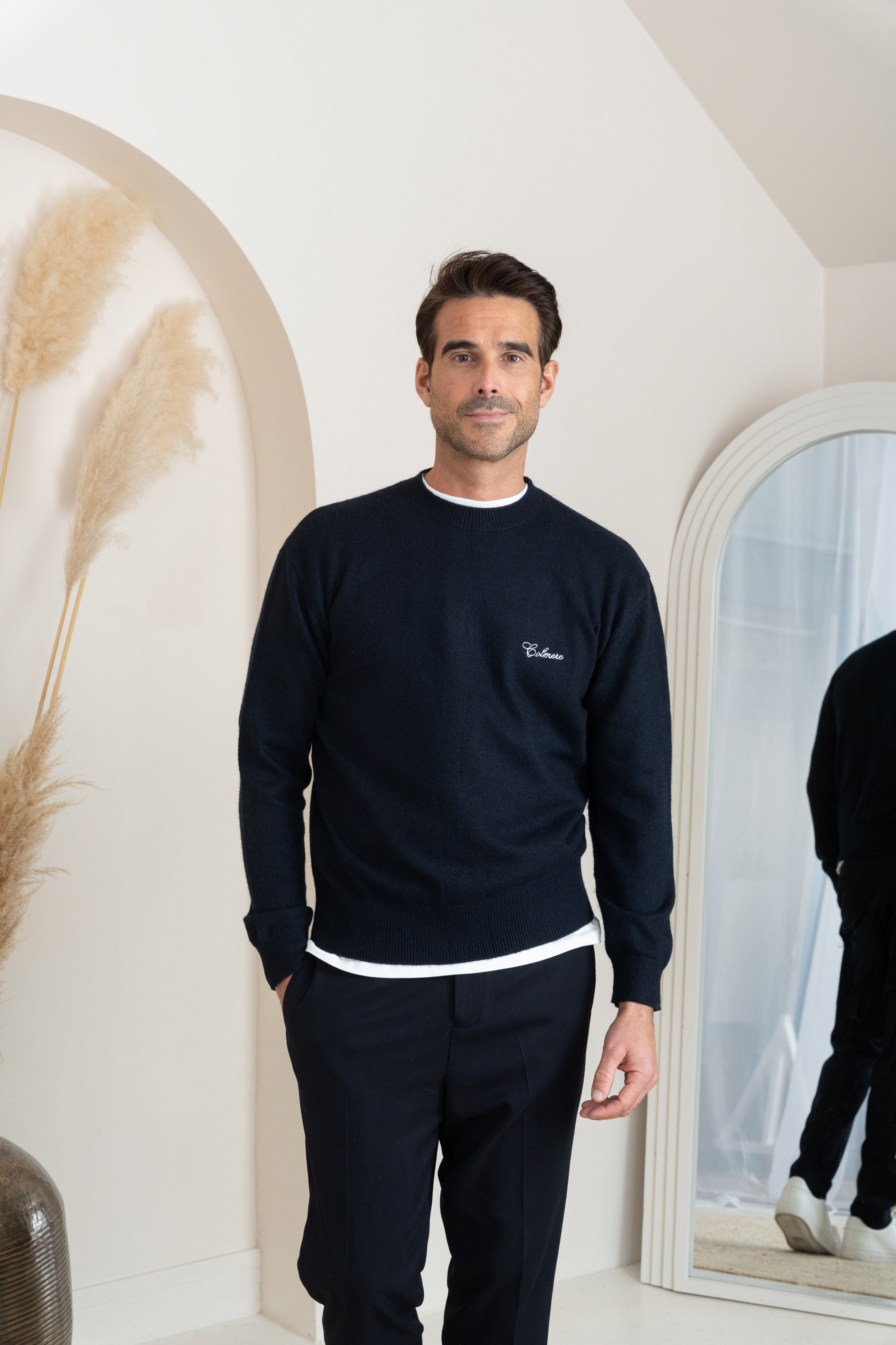 Devonshire Cashmere Jumper - Navy