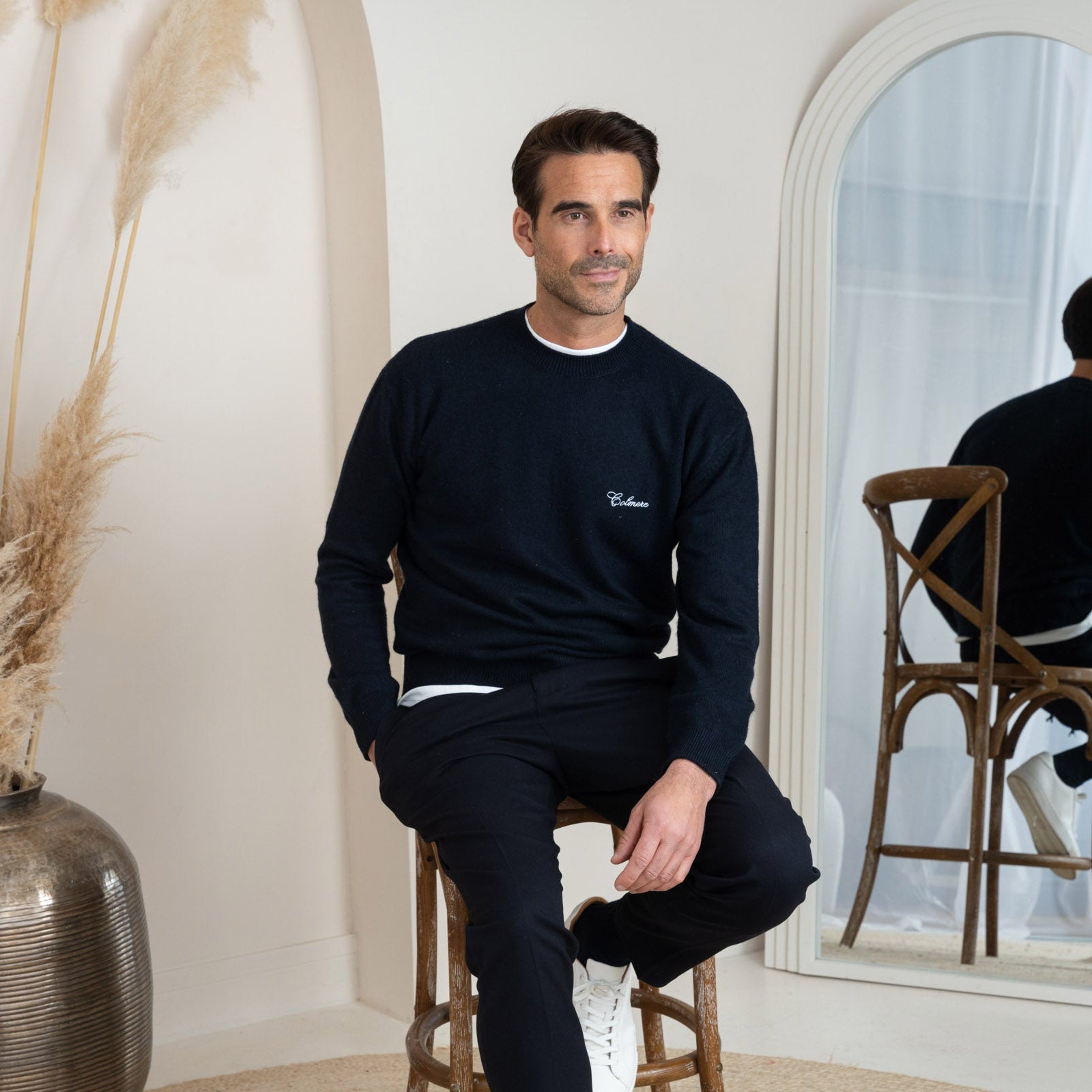 Devonshire Cashmere Jumper - Navy