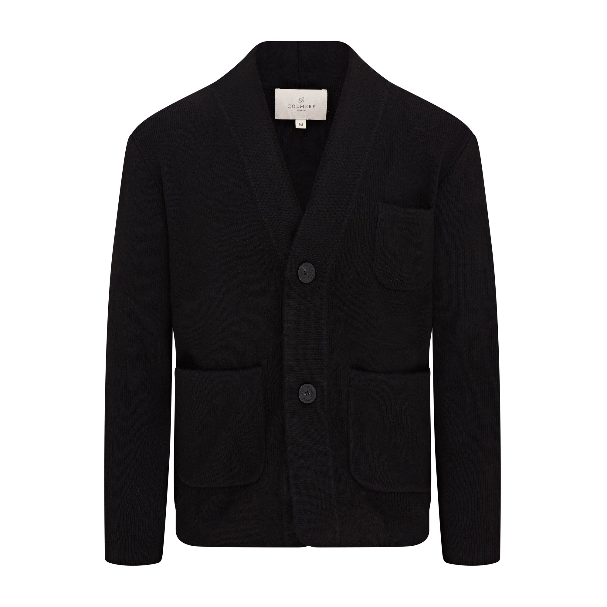 Colmere_Black_Knitted_Jacket